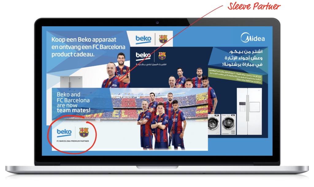 Midea - Sponsorship Strategy - FC Barcelona - BEKO - Sleeve Partner - BrandoGroup - Website