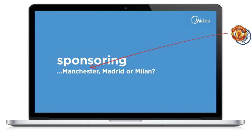 Midea - Sponsorship Strategy - Manchester Madrid Milan - BrandoGroup