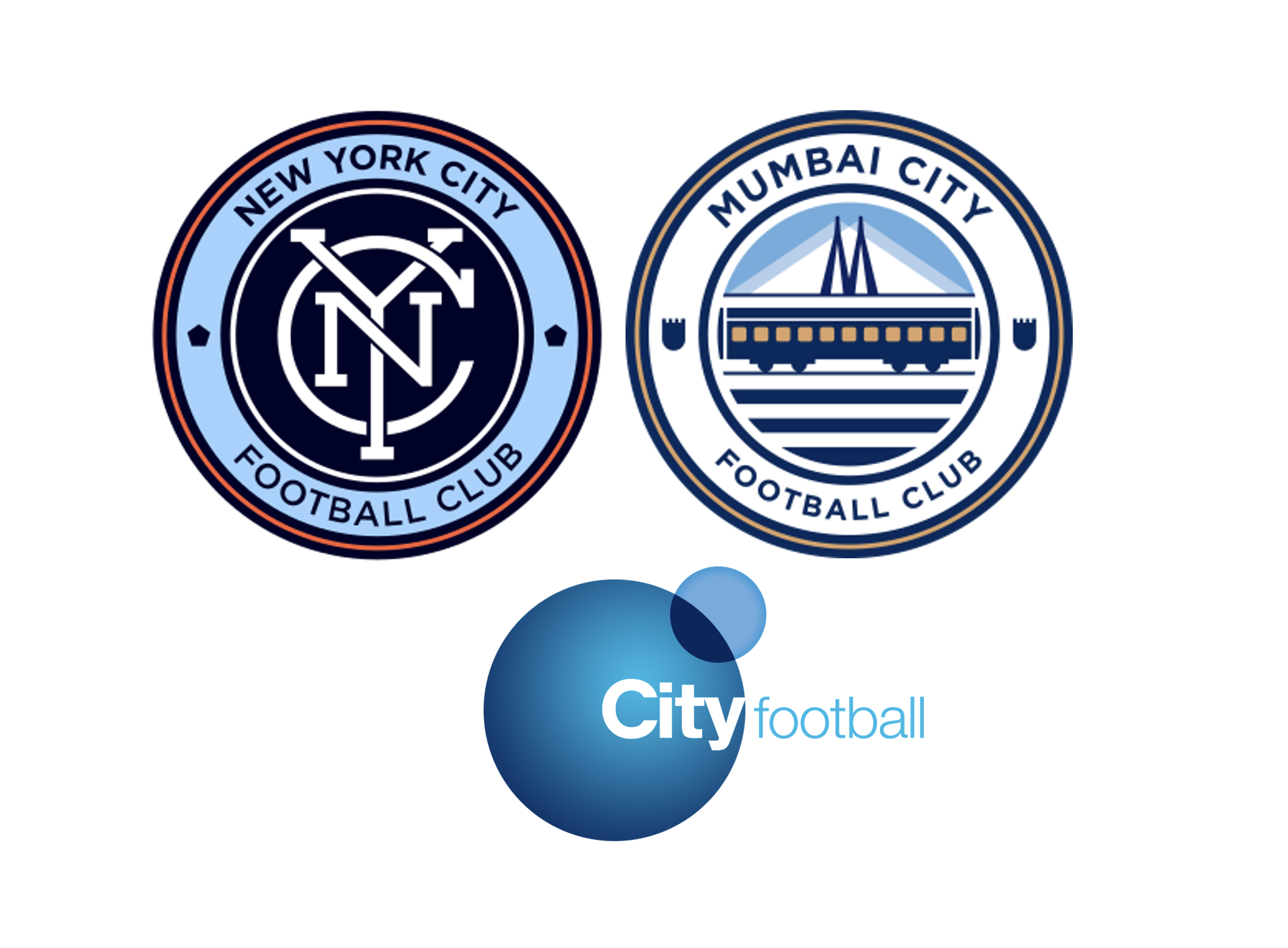 New York City + Mumbai City + CFG Logo - BrandoGroup