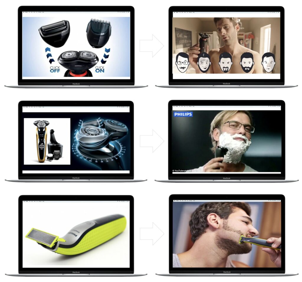 Philips - Consumer Lifestyle - Shaver 9000 - Click & Style - ONE BLADE - qual & quant research - BrandoGroup